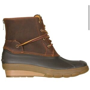 Sperry Saltwater Wedge Tide Rain/Snow Duck Boot size 7.5